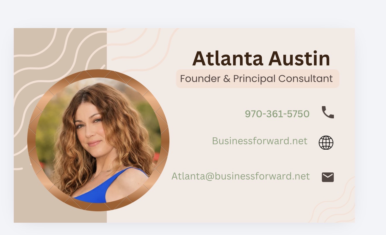 Atlanta Austin, founder of Business Forward
